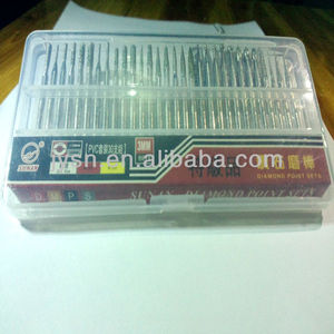 Buona 150 Grit 30 pz Diamantate frese Set 1/8 "Shankl Utensile Rotante Ceramica Vetro