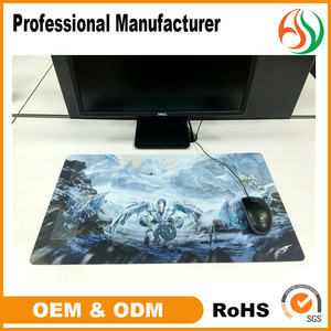 Verwarmde waterdichte gaming muismat met aangepaste print, rubberen mat met gepersonaliseerd logo, 24x14 inch vierkant, REACH/ROHS gecertificeerd, op voorraad - Product Image 4