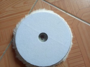 Tampon à cire en laine pour voiture, pour <span class=keywords><strong>cheveux</strong></span> longs, naturels, blancs, 1 pièce - Product Image 5