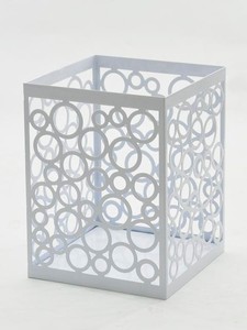 ที่วางเครื่องใช้ในครัวทรงกระบอกโลหะสลักลายฟองเป็นมิตรกับสิ่งแวดล้อมสำหรับเครื่องมือทำอาหาร - Product Image 4