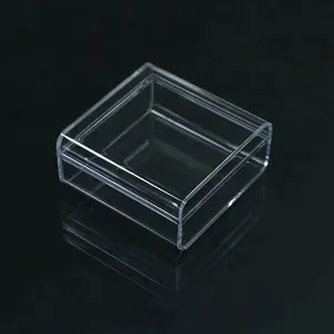 Exquisite jewelry storage transparent plastic box, wholesale customized logo small box