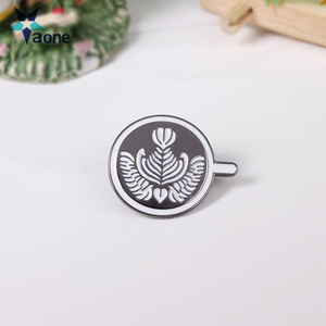 Logam kustom campuran 4 buah/<span class=keywords><strong>lot</strong></span> mode perhiasan logam Enamel cangkir kopi lencana bros Label pin - Product Image 6