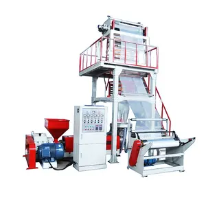 Mulch HDPE/LDPE Plastic Roll Blowing Extruder Packaging Casting Heat Shrinking Film Making Machine