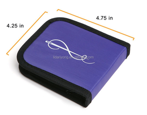 Zippering viaje kit de costura agujas, hilo, tijeras, dedal, Perno de seguridad y más - Product Image 2