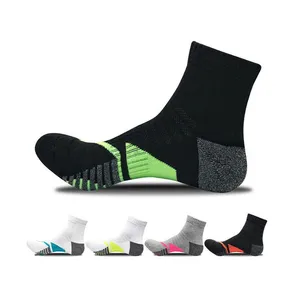 Sport Padded Ankle Socks Cushioned China Sock Wholesale 100% Bamboo Fiber Short Ankle Running Quarter Socks For Men