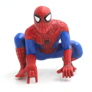 Hot sale Super Hero action figures cheap Super man figurines custom spider figure home decor kids gift