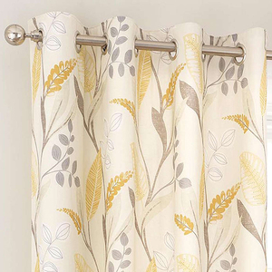 Vendita calda Occhiello Fiore Stampato Tenda Della Finestra Per Il Natale - Product Image 1