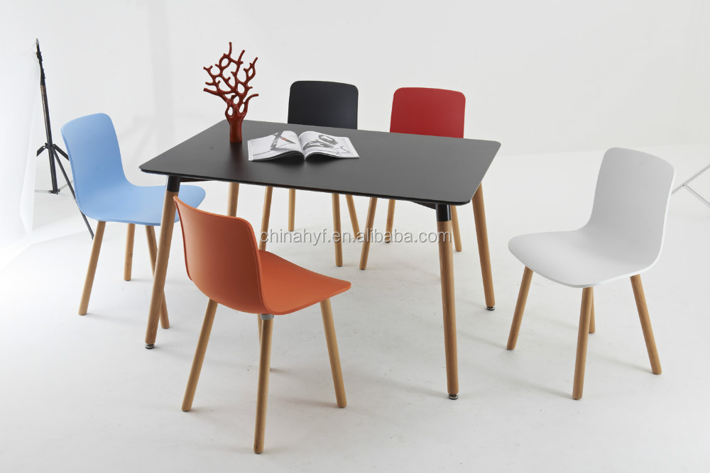 Мягкий белый стол из МДФ с дужками из Букового дерева TB-01