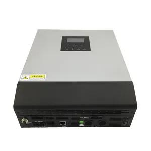 3KVA/2400W Hybrid Inverter Pure Sine wave with AC Charger+Solar Charger Controller PWM DC 24V to AC 120V