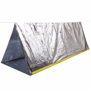 Cabane de survie tout temps 2 personnes 8 'X 5' Mylar Rescue Thermal Shelter Tube Emergency Tent - Product Image 1