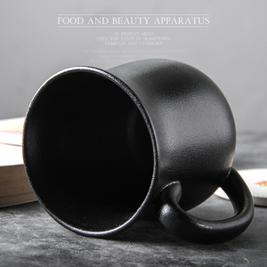 Tasses à café en porcelaine noire, tasses à boire, gravure Laser en céramique, eau/café/thé/bière - Product Image 2