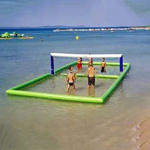 ผู้ใหญ่ Inflatable เกมกีฬา Blow Up วอลเลย์บอล Court Inflatable Pitch