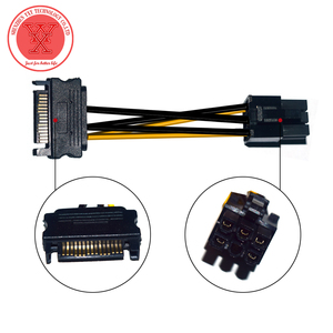 Alta Velocidad HDD 15 pin sata serial ata macho a macho cable de alimentación STA Cable - Product Image 1