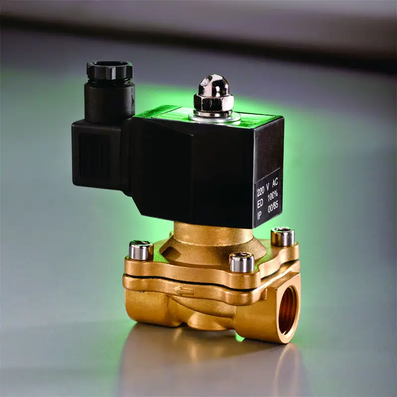 Нормальные замкнутые клапаны 2W160-15, 12 В переменного тока, Соленоидный клапан прямого действия