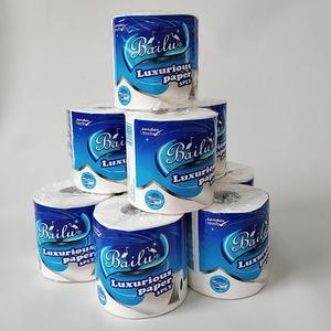 Bán Buôn Tiêu Chuẩn Trắng Vệ Sinh Màu Xanh Kích Thước Gỗ Nguyên Chất Bột Giấy Papel Higienico Cuộn Giấy Vệ Sinh - Product Image 2