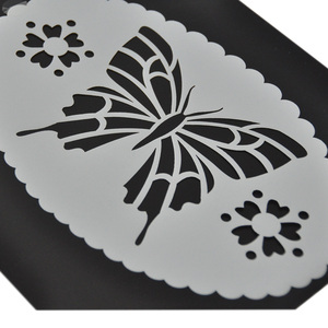 Bướm Hình Stencils Nhựa Nghệ Thuật Stencils - Product Image 2