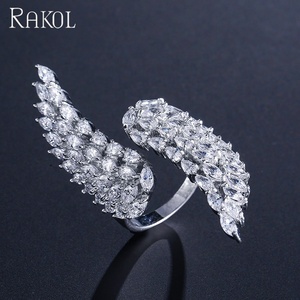 RAKOL RP190 <strong>Snake</strong> Shape <strong>Rings</strong> for Ladies <strong>Silver</strong> <strong>Rings</strong> Fashion Jewelry - Product Image 4