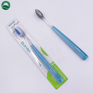 Haute qualité spirale poils transparent adulte brosse à dents en plastique - Product Image 2