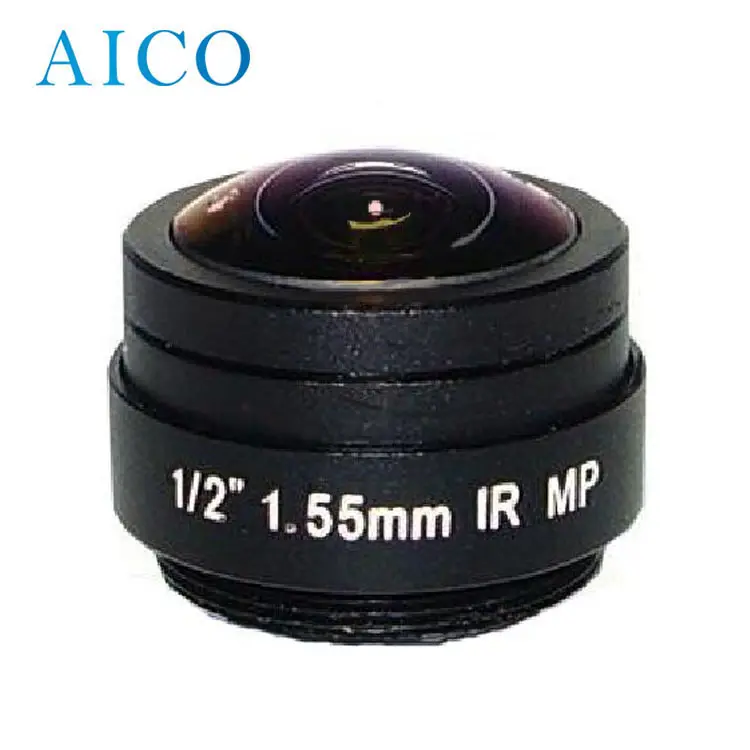 1/2 "F2.0 5mp 1.55 millimetri 185 gradi cs fisheye cctv lens