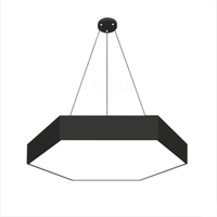 Lumière linéaire suspendue de bureau à LED personnalisée, à haute luminosité, avec plusieurs combinaisons et formes