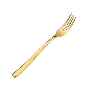 Produits en gros très vendus, ensemble de couverts en or clair, couteau, fourchette, cuillère, pour mariage - Product Image 5