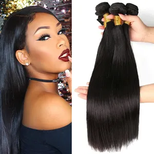 Hot selling 100g/pcs cambodian hair bundles 16 18 20 inch straight human hair weave