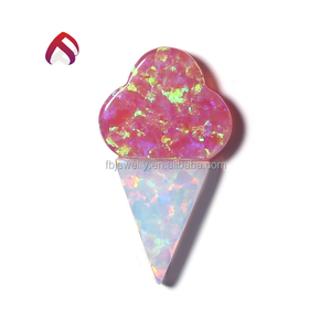 Fuego místico ópalo sintético helado OPAL talla forma para regalo - Product Image 1