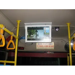 metal shockproof housing 15.6" 15" Inch metro bus LCD screen signage media display screen monitor TV with Android Windows Linux