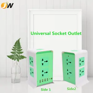 universal 8 outlets surge protector usb travel adapter guangdong supplier