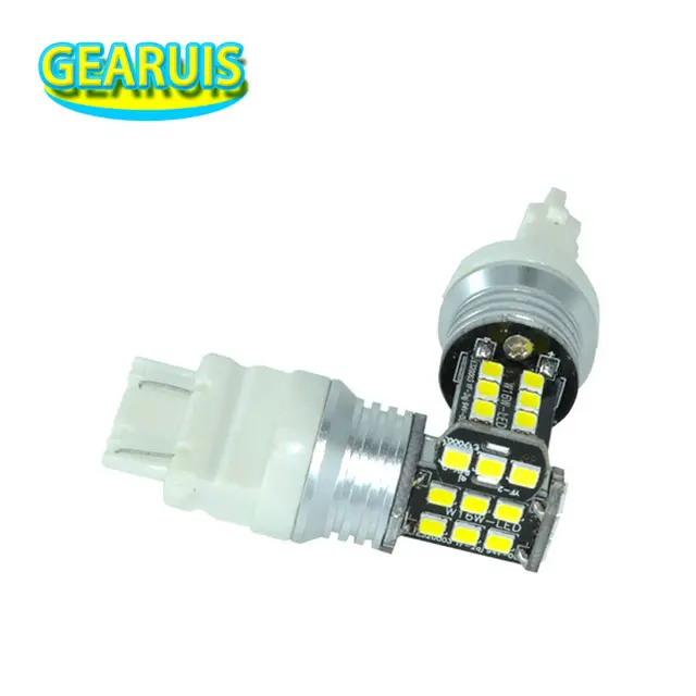 T25 3156 3157 15 smd 2835 led beyaz mavi sarı kırmızı dc 12v sinyal fren ters ışık