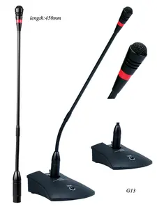 Конденсаторный микрофон SINGDEN с шумоподавлением, микрофон с гусиной шеей