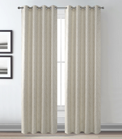 XXC Cortinas Jacquard de Alta Calidad, Diseños Suaves y Económicos, 100% Poliéster, Tela Jacquard para Cortinas, Cuerda de Cuentas, Ojal para Ventana, 160gsm
