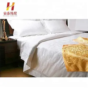 יצרנים סיניים אריגה פשתן מיטת מלון זול.
