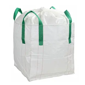 Jumbo big bag for wood pellet with filling spout and discharge spout 1000kg