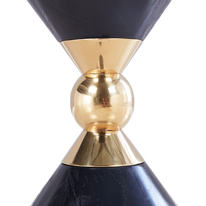 Rotondo nero po 'elegante lato caffè divano tavoli e alla fine tavoli centro tavolo del salotto - Product Image 4