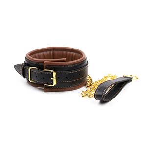 Giocattoli Fetish rosa Bondage collo corsetto collare con catene di metallo per il gioco maschile <span class=keywords><strong>femminile</strong></span> strumenti Flirt adulti collare in pelle - Product Image 5