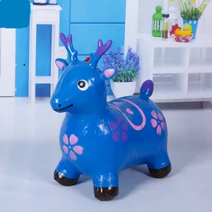 Hot bán Inflatable Bouncer Jumping Rides trên động vật bouncy Ngựa đồ chơi hươu quà tặng đồ chơi màu sắc ngẫu nhiên New Arrival