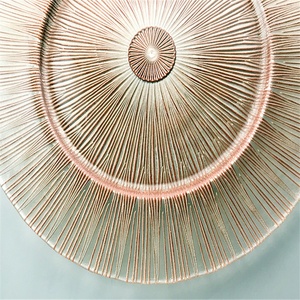 Doreen — plaque de chargeur couleur or Rose, fabricant pour la décoration d'événements - Product Image 5