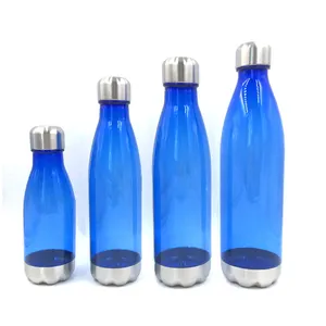 クリスマスコーラボトル形状BPAフリースポーツウォーターボトル17オンスAS/Tritanプラスチック