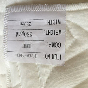 Thiết Kế Mới Dệt Chất Lượng Cao 100% POLY <span class=keywords><strong>Jacquard</strong></span> Không Thấm Nước Có Thể Giặt Được Chần Vải Cho Nệm - Product Image 6