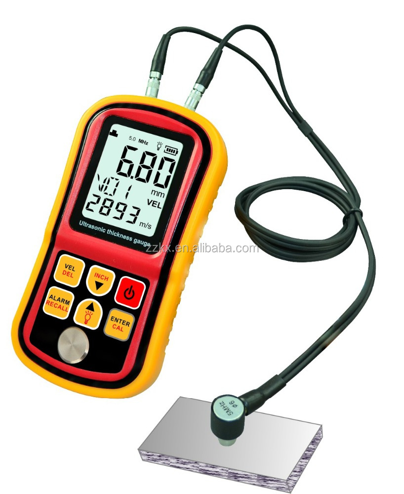 GM130 Digital ultrasonic thickness gauge meter corrugated steel sheet thickness gauge meter