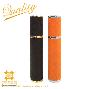 Atomiseur de parfum en aluminium sur mesure de 15 ml avec bouchon à vis et surface estampée à chaud - Product Image 2