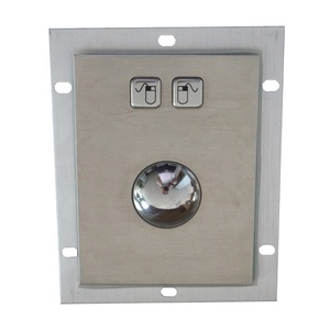 Giá rẻ USB kết nối kim loại Trackball chuột - Product Image 1