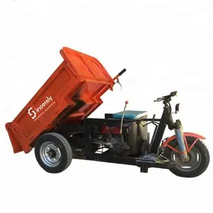 Spezielle Design Angepasst Kleine fracht dreirad 1 tonne mini dump lkw motorrad für Enge straße alley