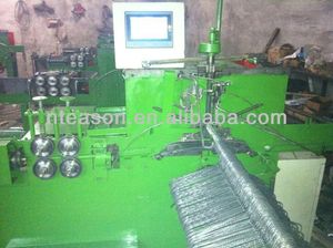 Galvanizado percha de alambre máquina de fabricación de alambre de acero de que forma la máquina con video - Product Image 3