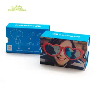 2024 2025 High Quality Magic and Cool Google Cardboard 3d Vr Headset Paper Glasses for Smartphone