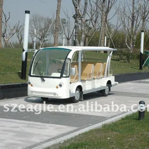14 seaters electric shuttle bus,shuttle personnel carrier,ELECTRIC CAR,EG6158K02,48V/5KW Sepex,14-PERSON