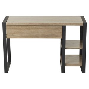 Escritorio de madera moderno para ordenador mesa de estudio adecuada para <span class=keywords><strong>estudiar</strong></span> y trabajar en el dormitorio o sala de estar DX-BC11 - Product Image 4