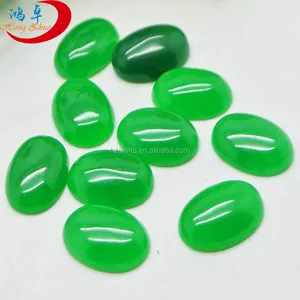 Excelente Natural cabujón gota crudo verde oscuro piedra de Jade nefrita