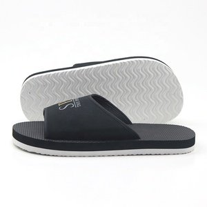 Alta calidad logotipo personalizado impresión lavable Durable suave personalizado goma EVA punta abierta hombres SPA Slide zapatillas para Hotel - Product Image 6